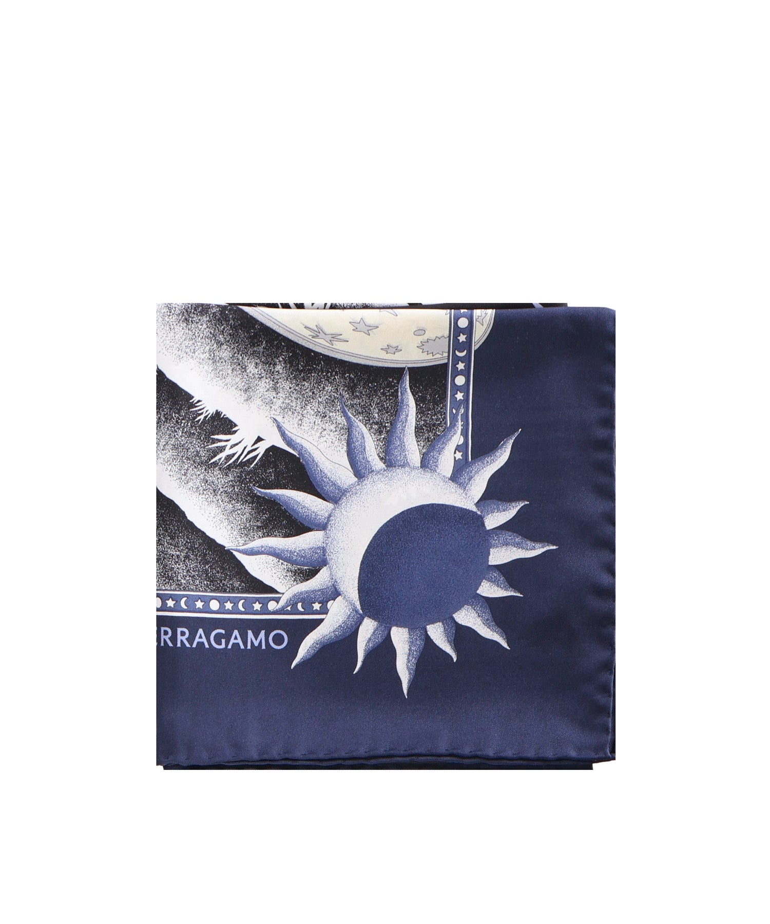 Foulard in seta con stampa 310184 775495002 FERRAGAMO 