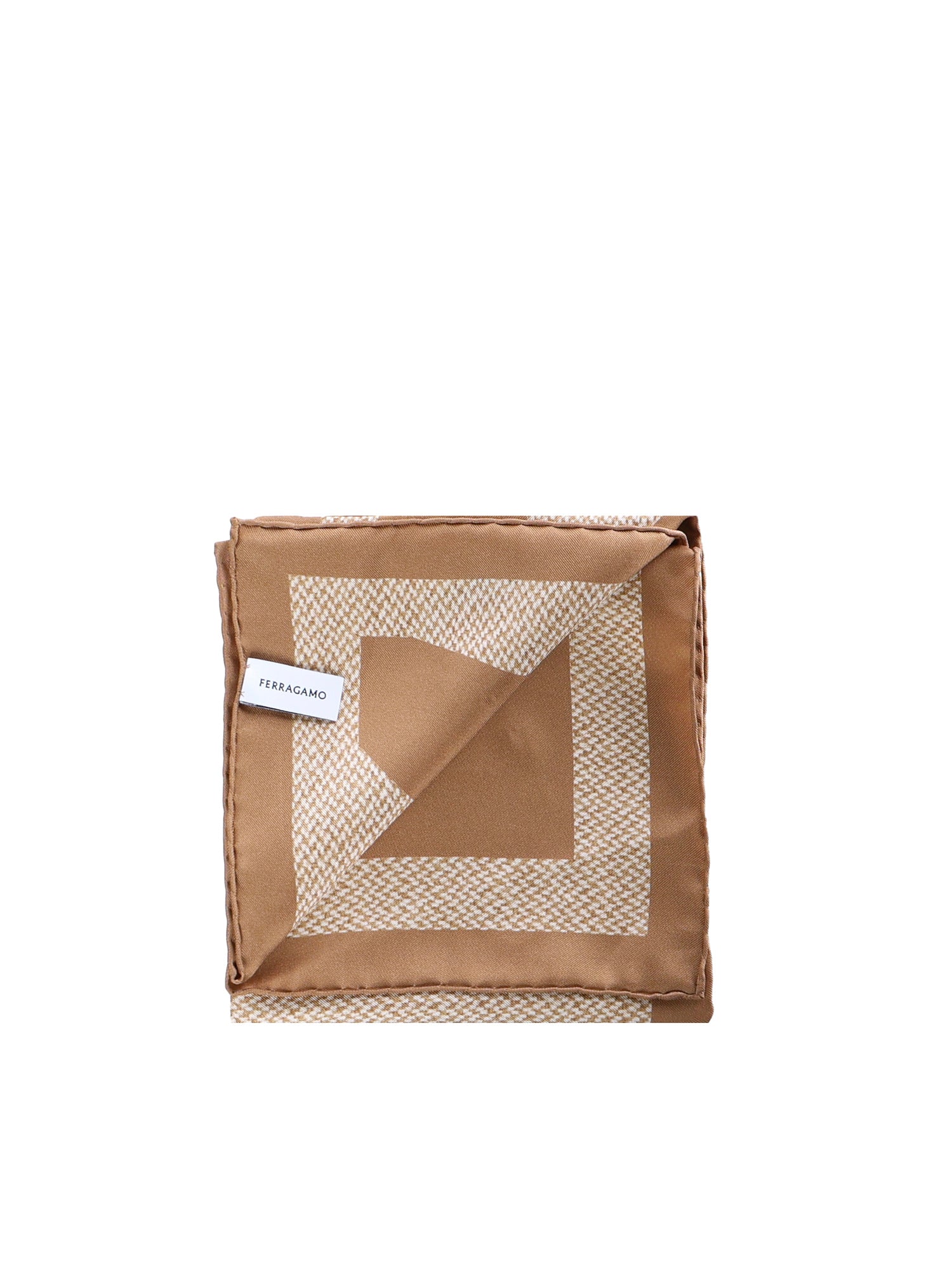 Foulard in seta con stampa 310206 783435001 FERRAGAMO 