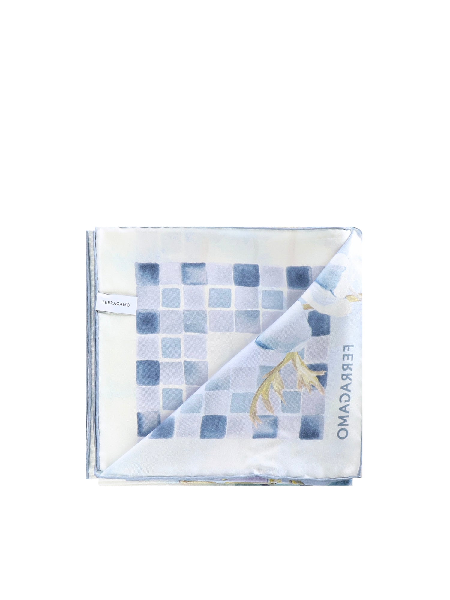 Foulard in seta con stampa 310207 785305003 FERRAGAMO 