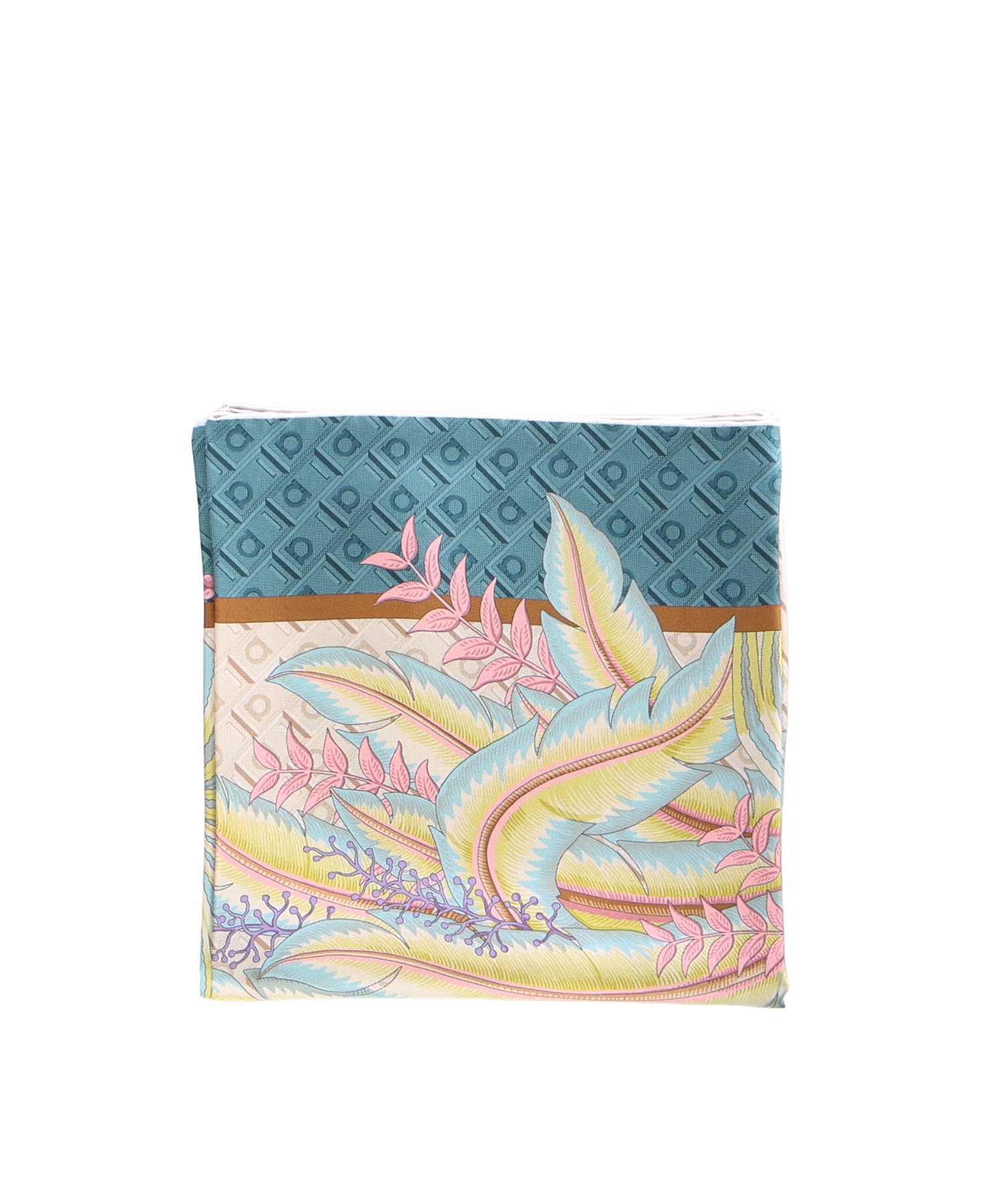 Foulard in seta con stampa 310215 785334002 FERRAGAMO 