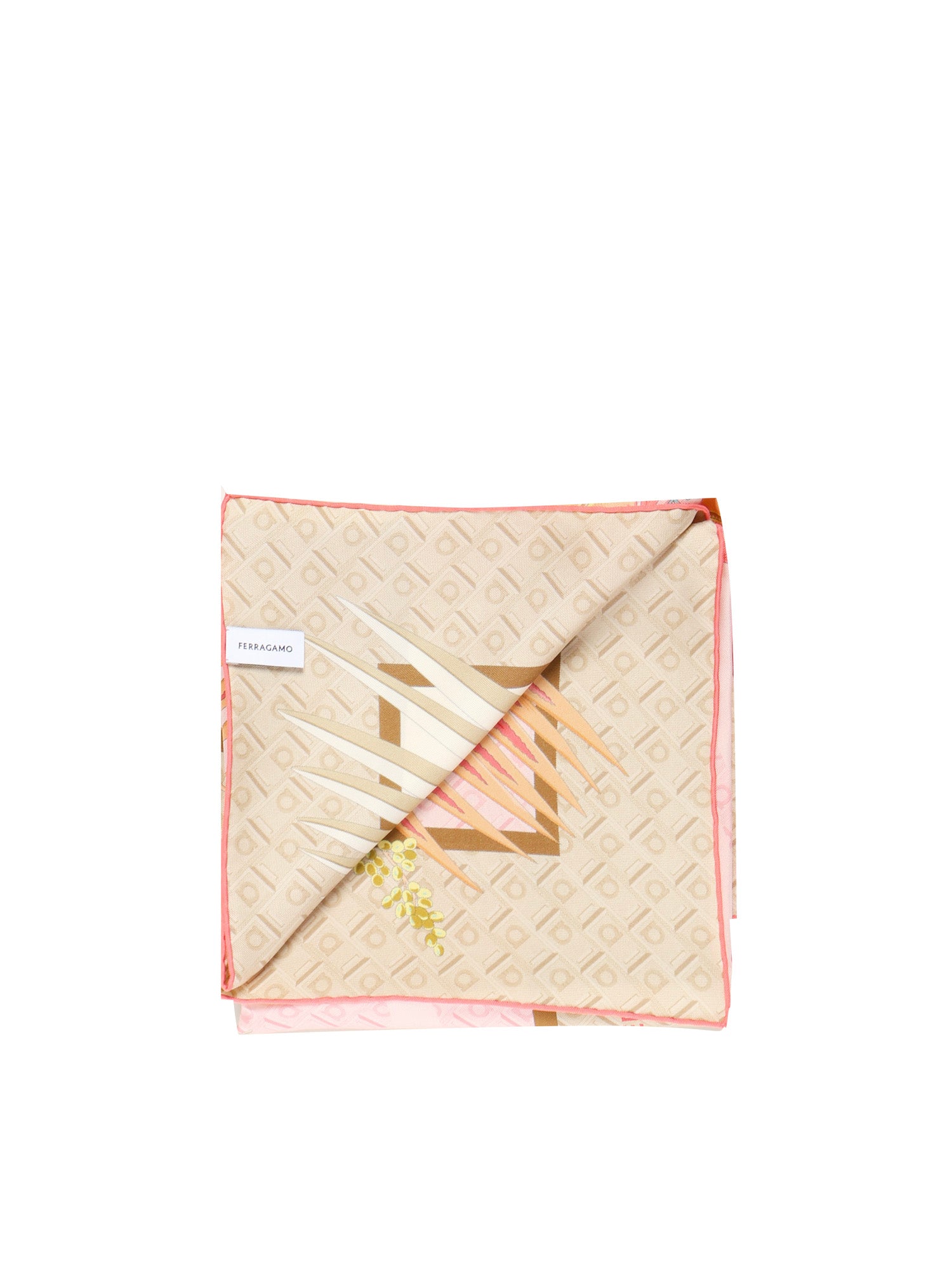 Foulard in seta con stampa 310215 785337004 FERRAGAMO 