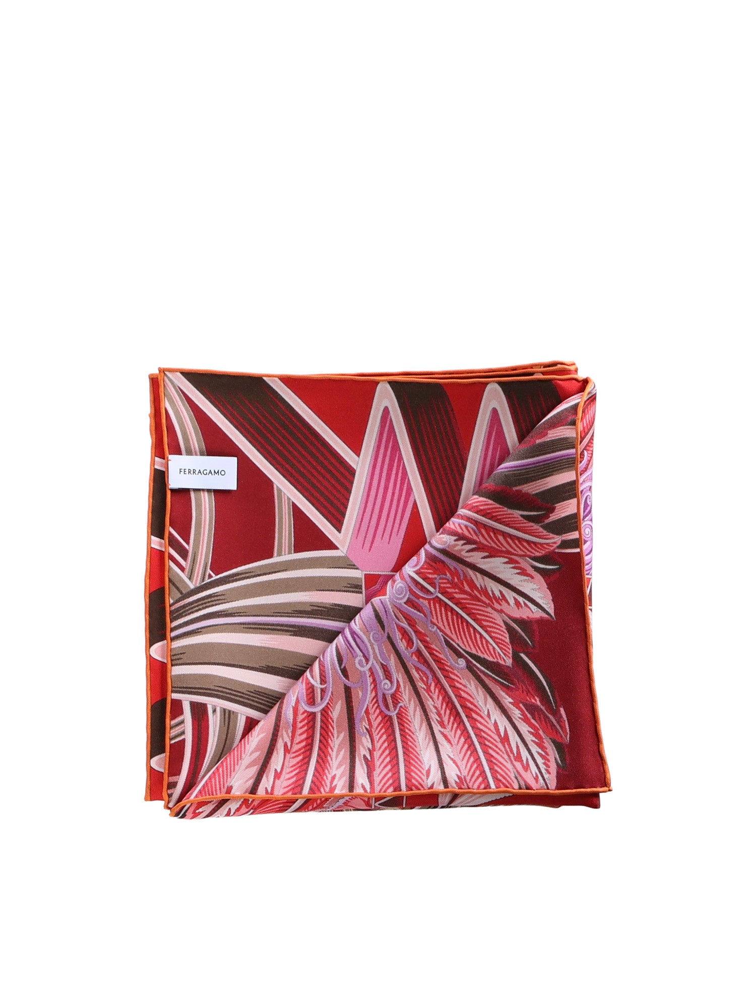 Foulard in seta con stampa 310216 785342005 FERRAGAMO 