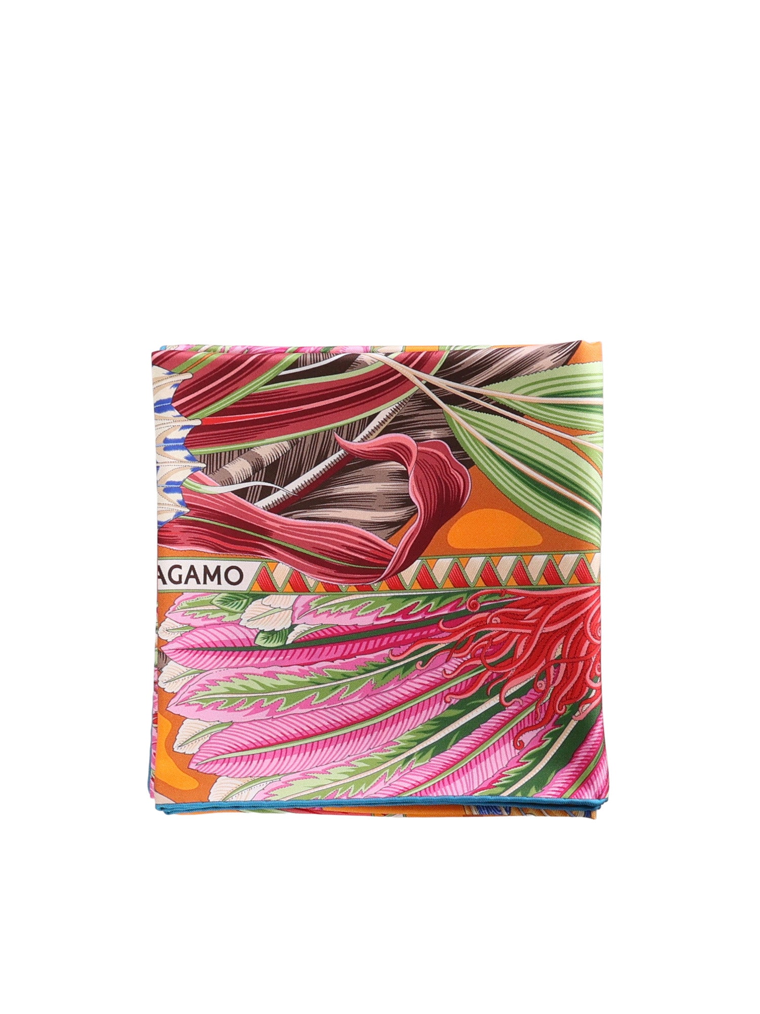 Foulard in seta con stampa 310216 785343006 FERRAGAMO 