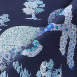 Foulard in seta con stampa 310217 785448002 FERRAGAMO 