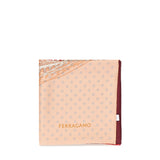 Foulard in seta con stampa 310218 785657001 FERRAGAMO 