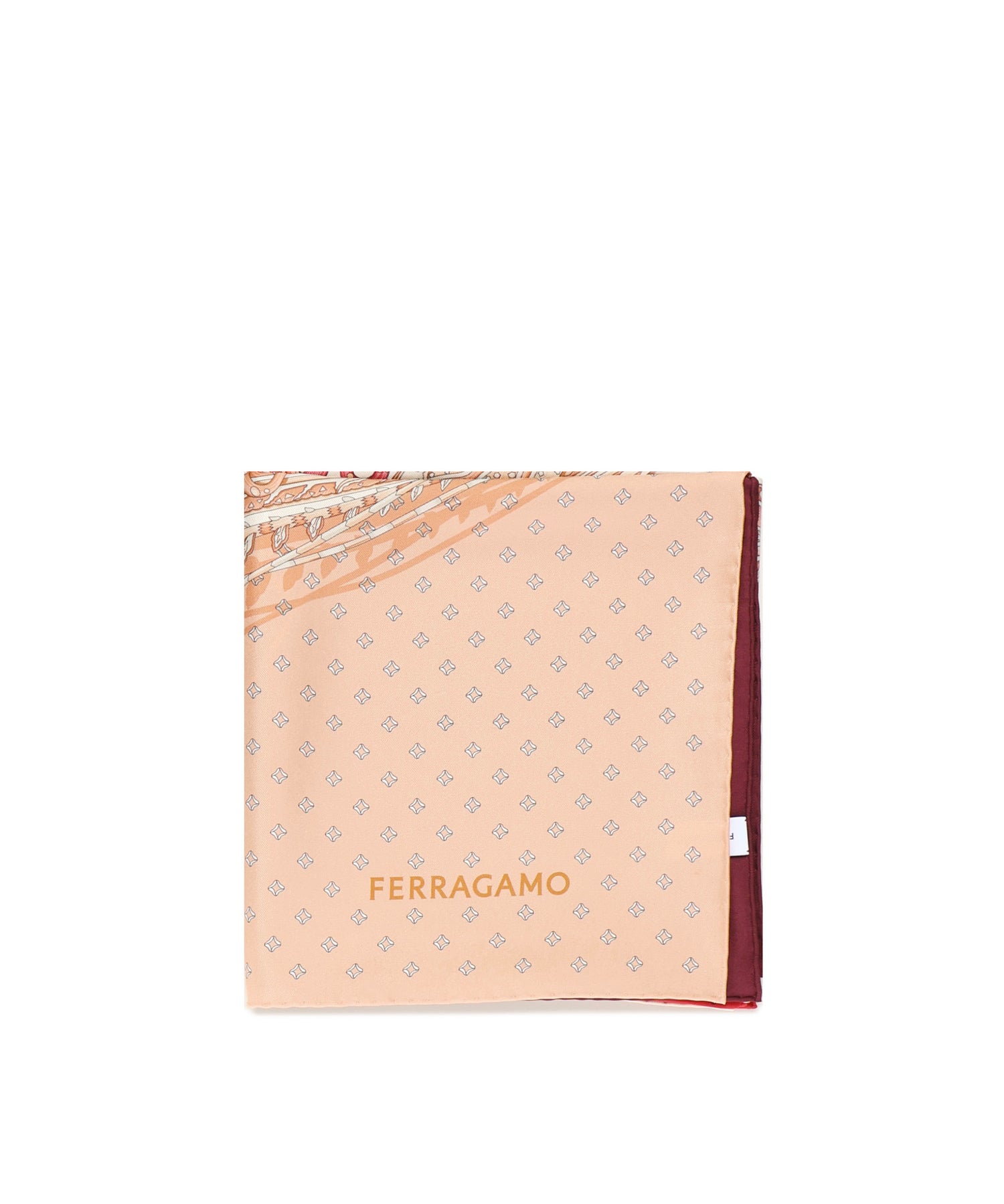 Foulard in seta con stampa 310218 785657001 FERRAGAMO 