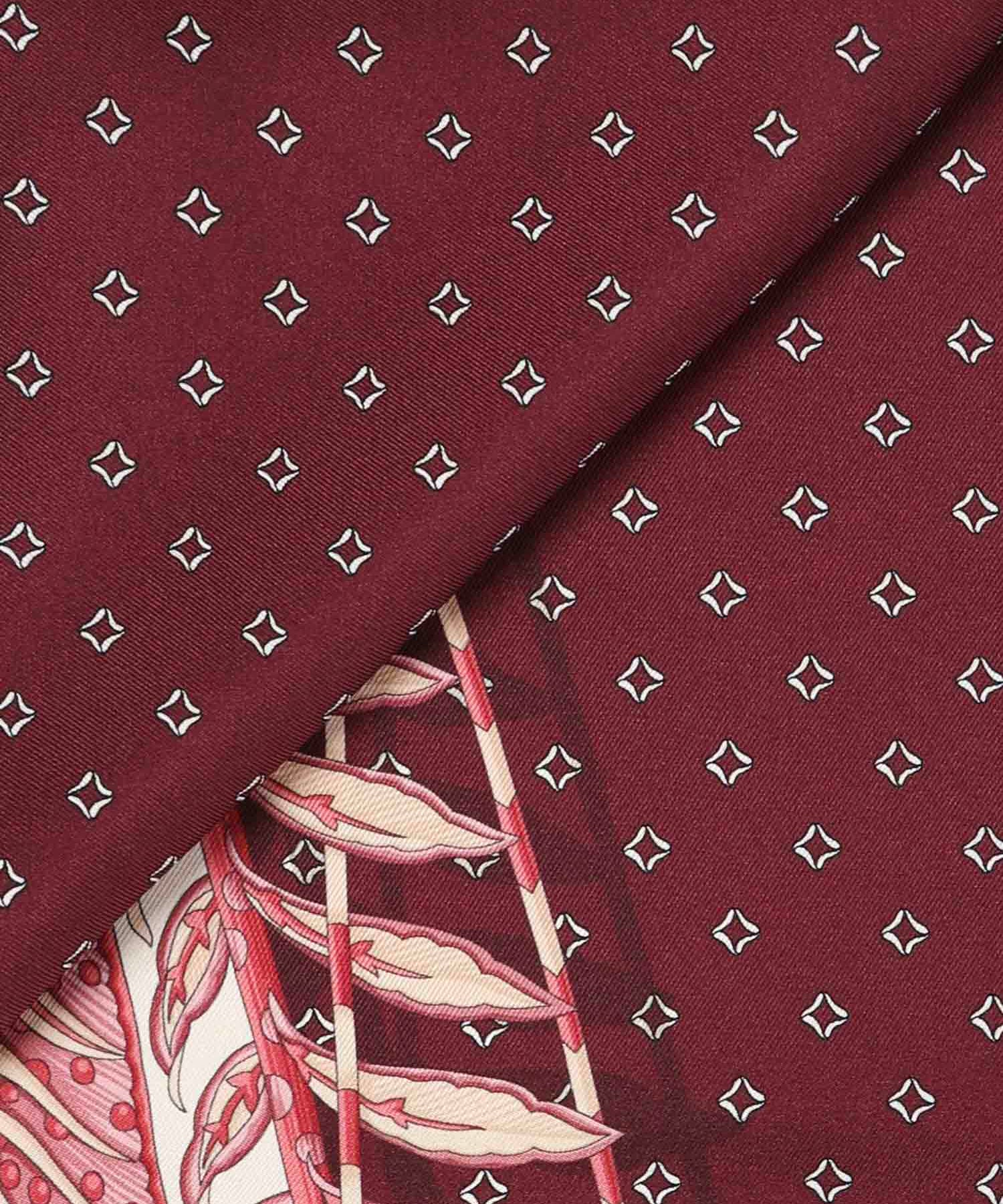Foulard in seta con stampa 310218 785657001 FERRAGAMO 