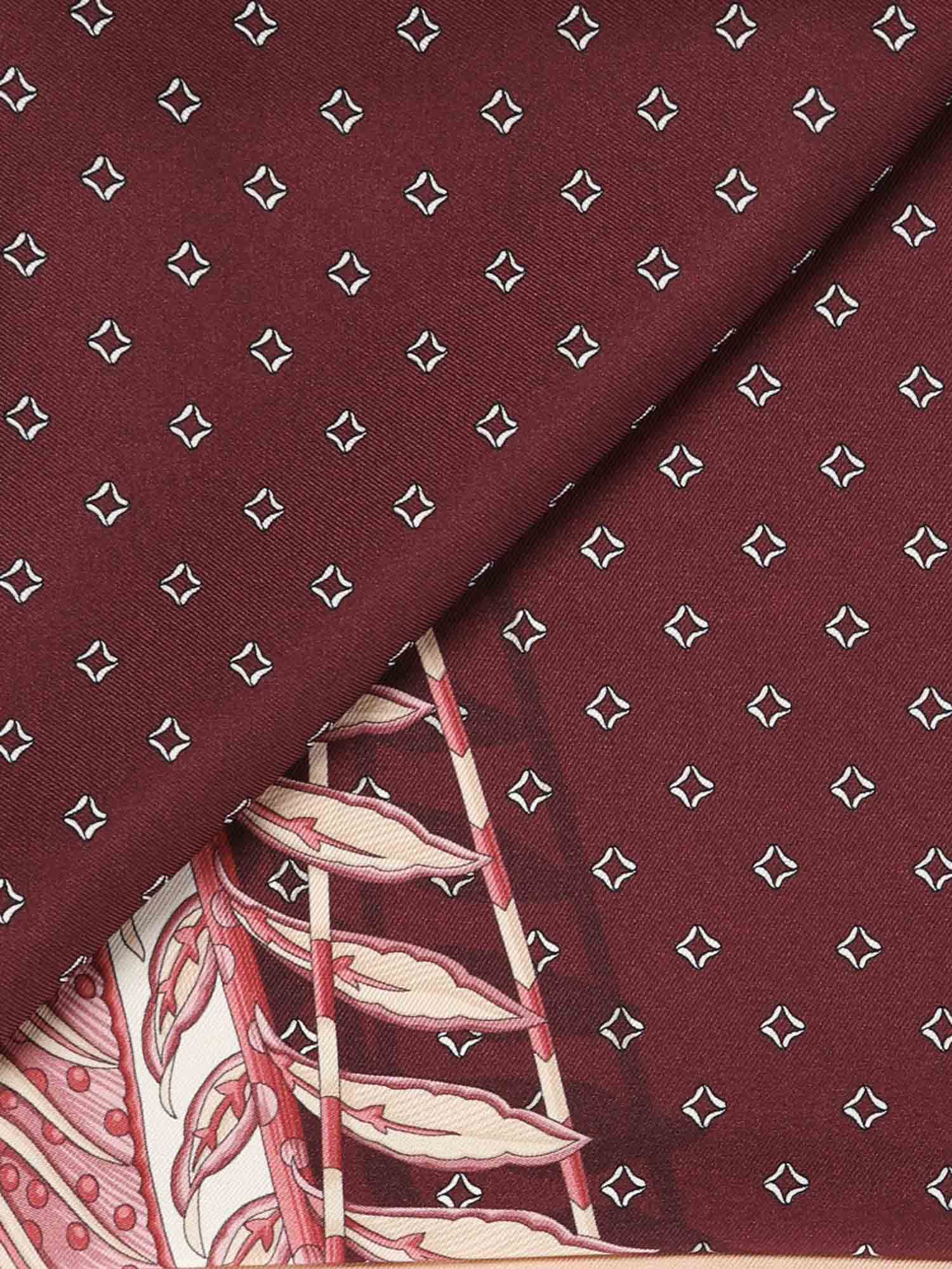 Foulard in seta con stampa 310218 785657001 FERRAGAMO 