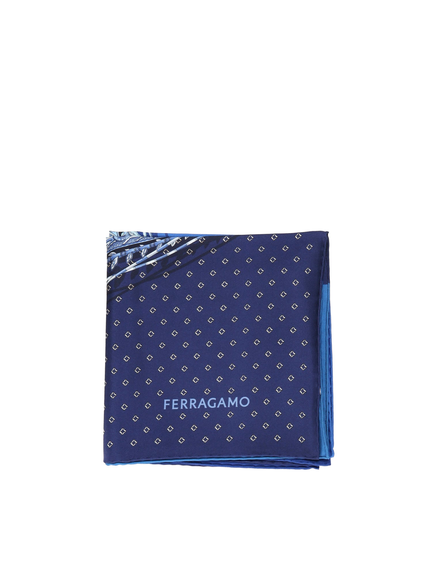 Foulard in seta con stampa 310218 785660004 FERRAGAMO 