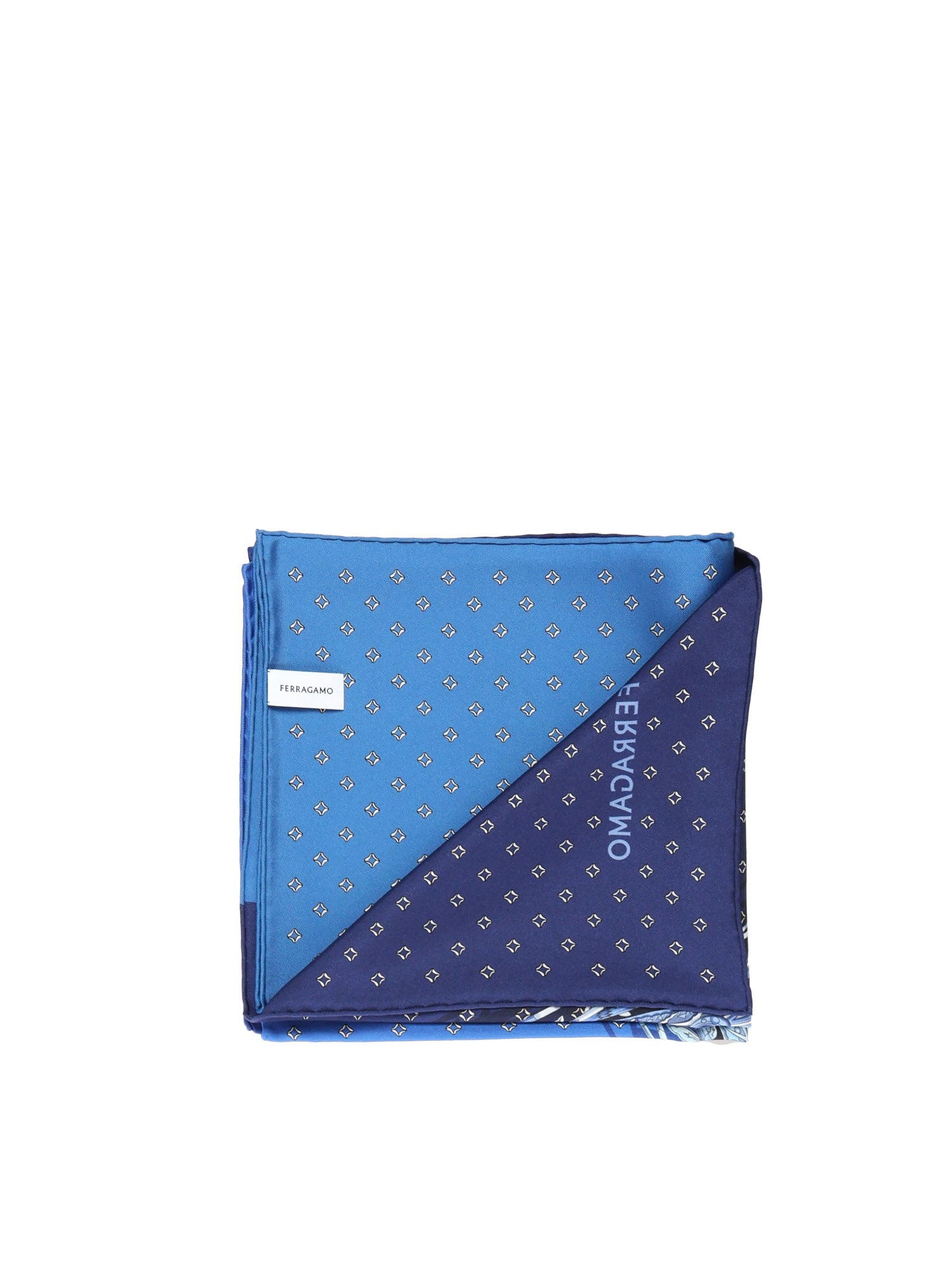 Foulard in seta con stampa 310218 785660004 FERRAGAMO 