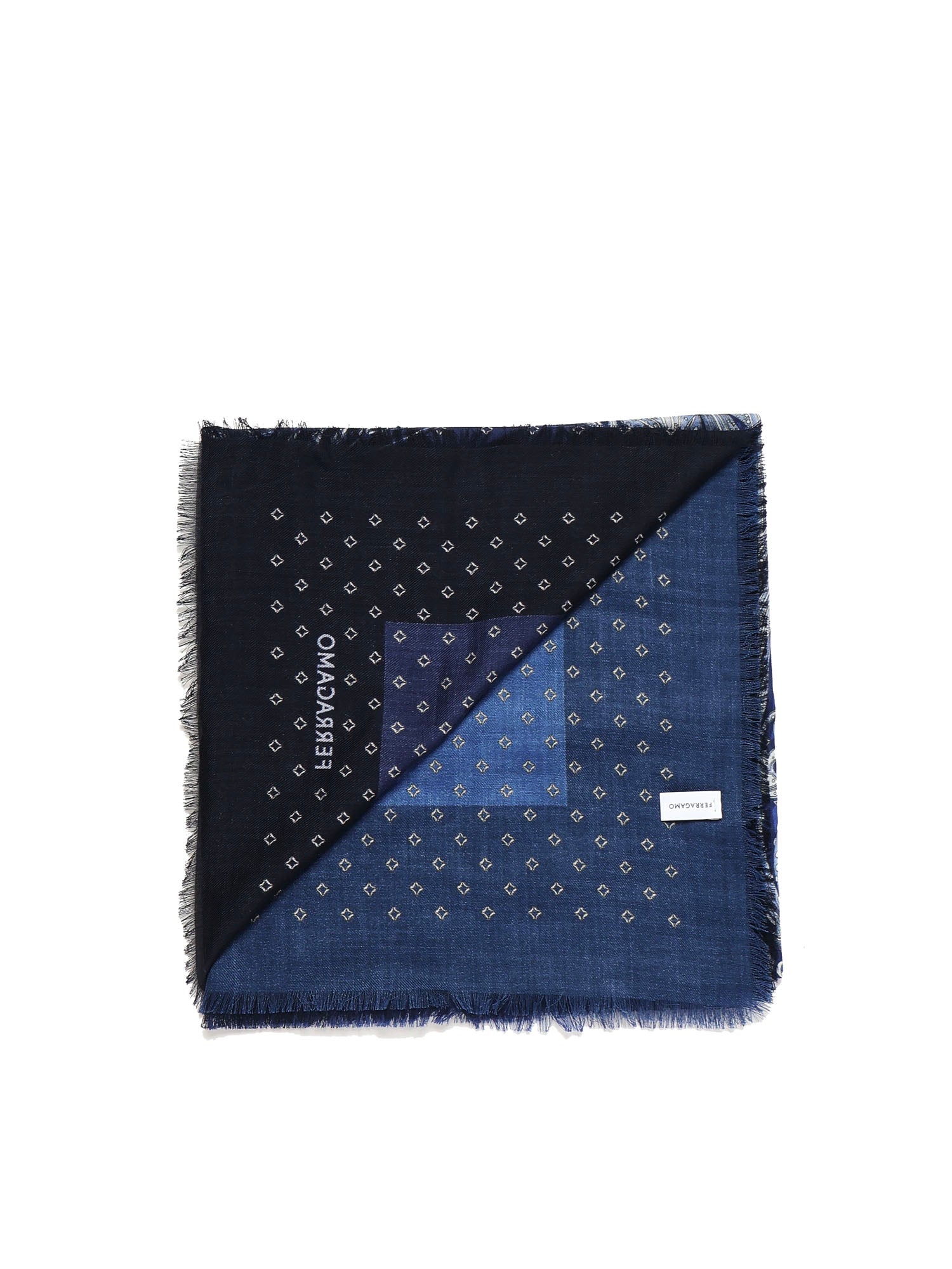 Stola in cashmere con logo 321155 785642004 FERRAGAMO 