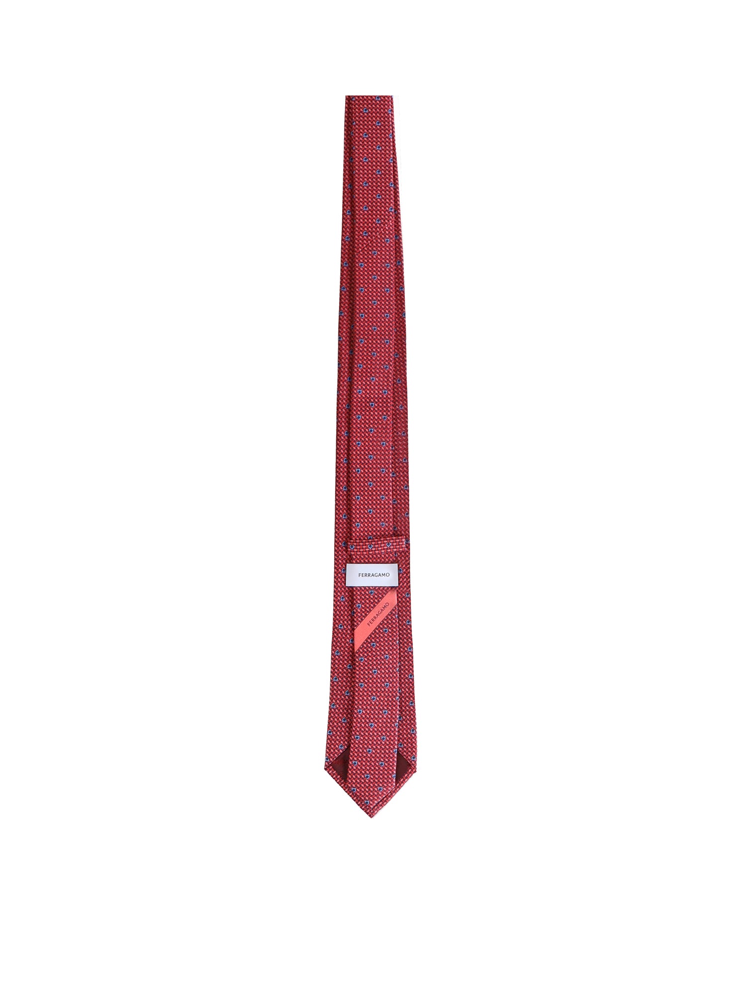 Cravatta in seta con stampa 350263 731645007 FERRAGAMO 