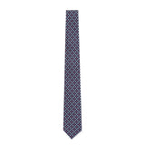 Cravatta in seta stampa Golf 351280 784519001 FERRAGAMO 