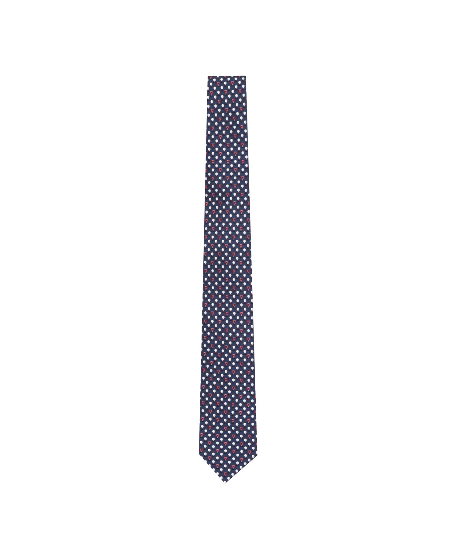 Cravatta in seta stampa Golf 351280 784519001 FERRAGAMO 