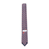 Cravatta in seta stampa Gancini chain 351298 786570002 FERRAGAMO 