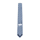 Cravatta in seta stampa Gancini chain 351298 786572004 FERRAGAMO 