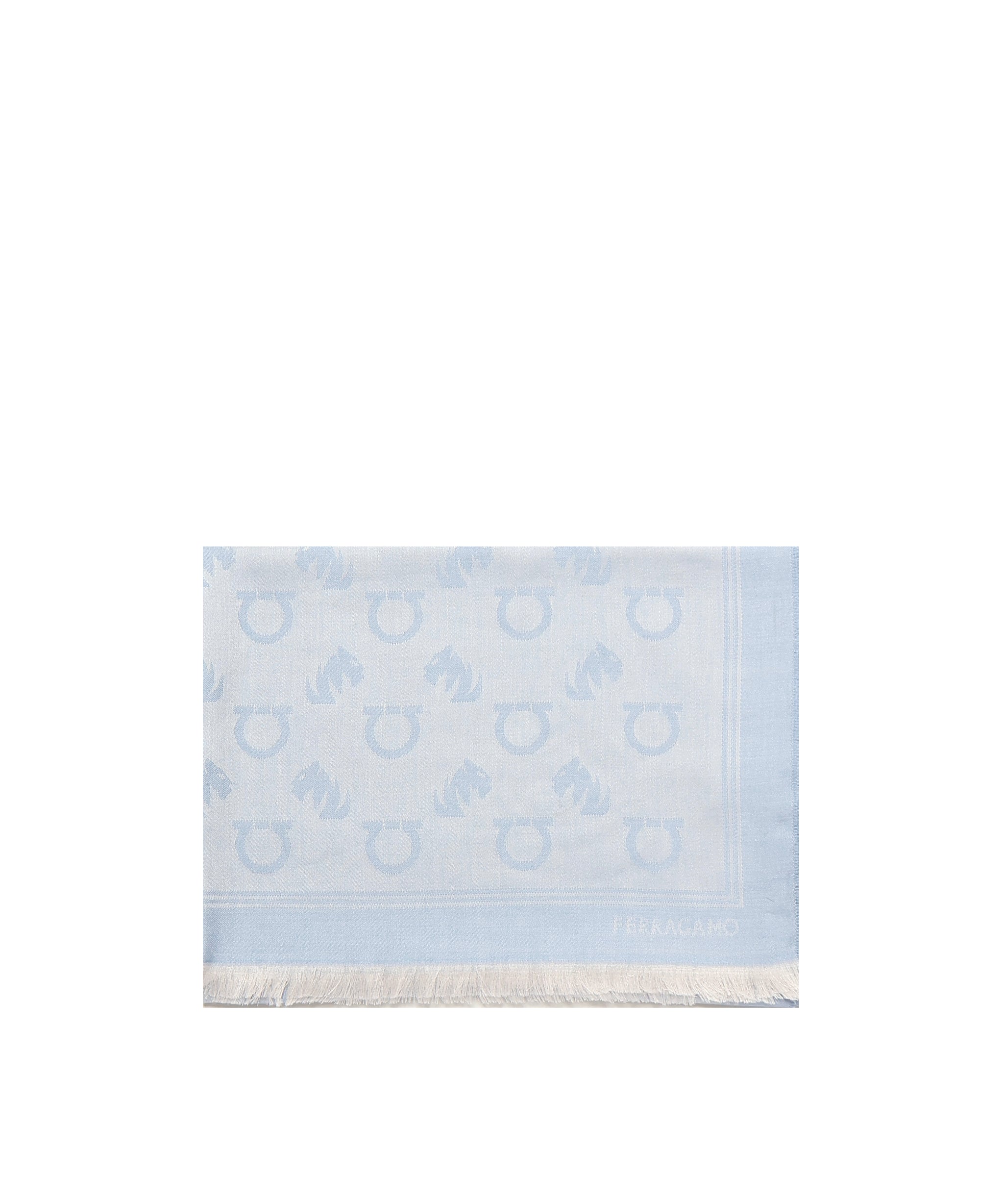 Stola jacquard Gancini Monogram 520141 785237001 FERRAGAMO 