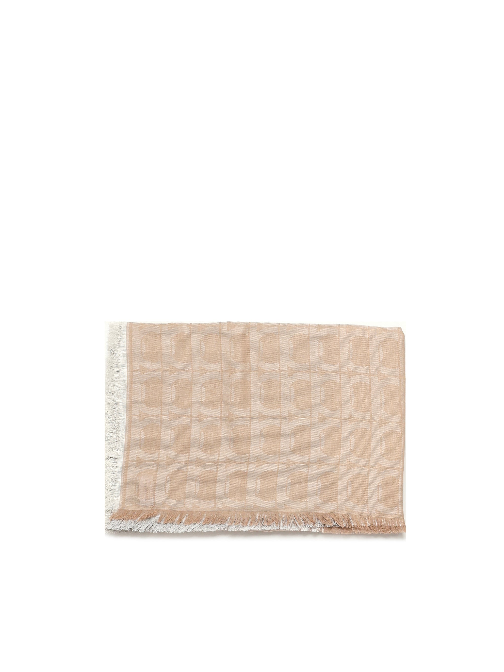 Stola jacquard Gancini Monogram 520142 785241002 FERRAGAMO 