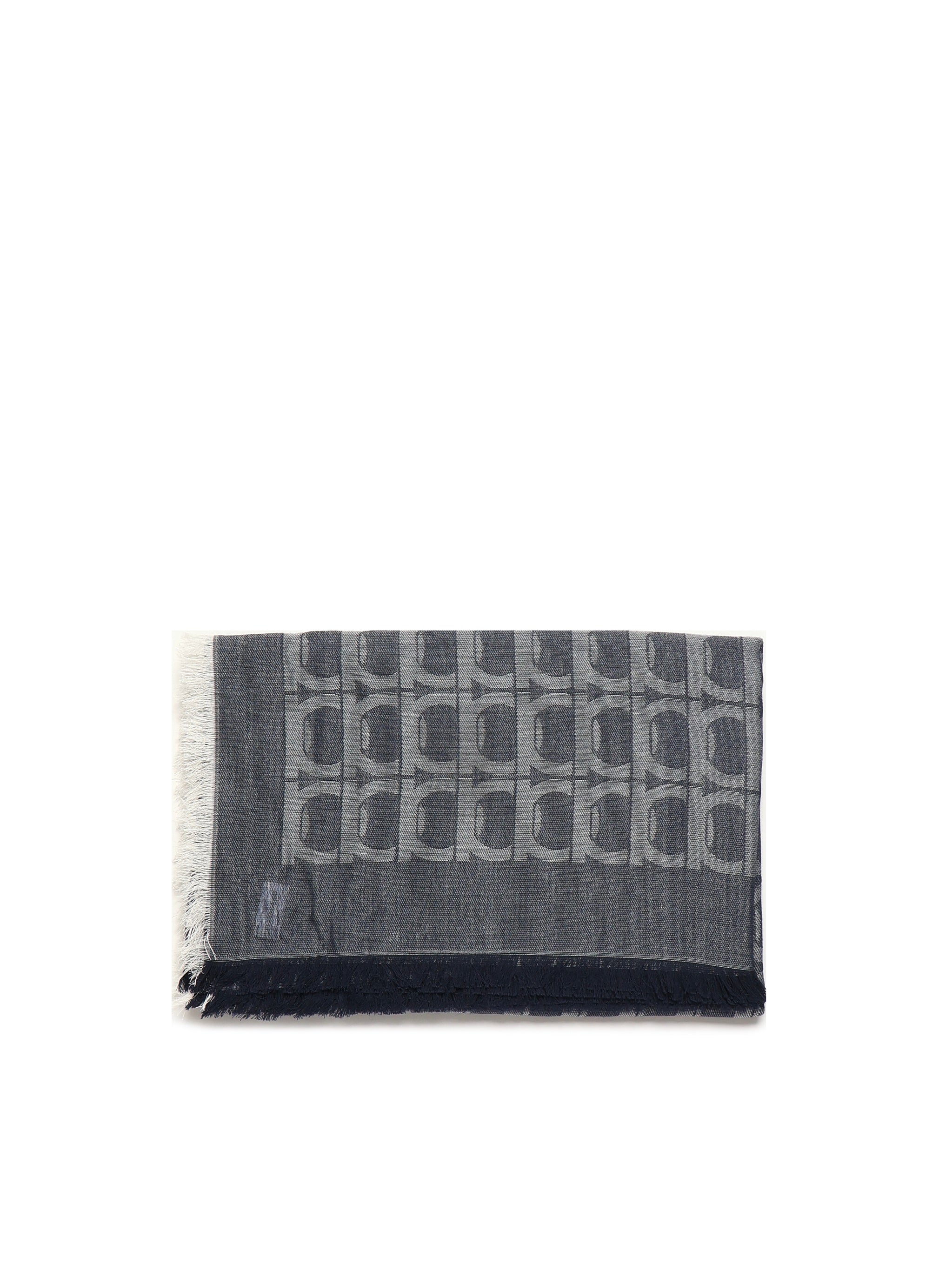 Stola jacquard Gancini Monogram 520142 785242003 FERRAGAMO 