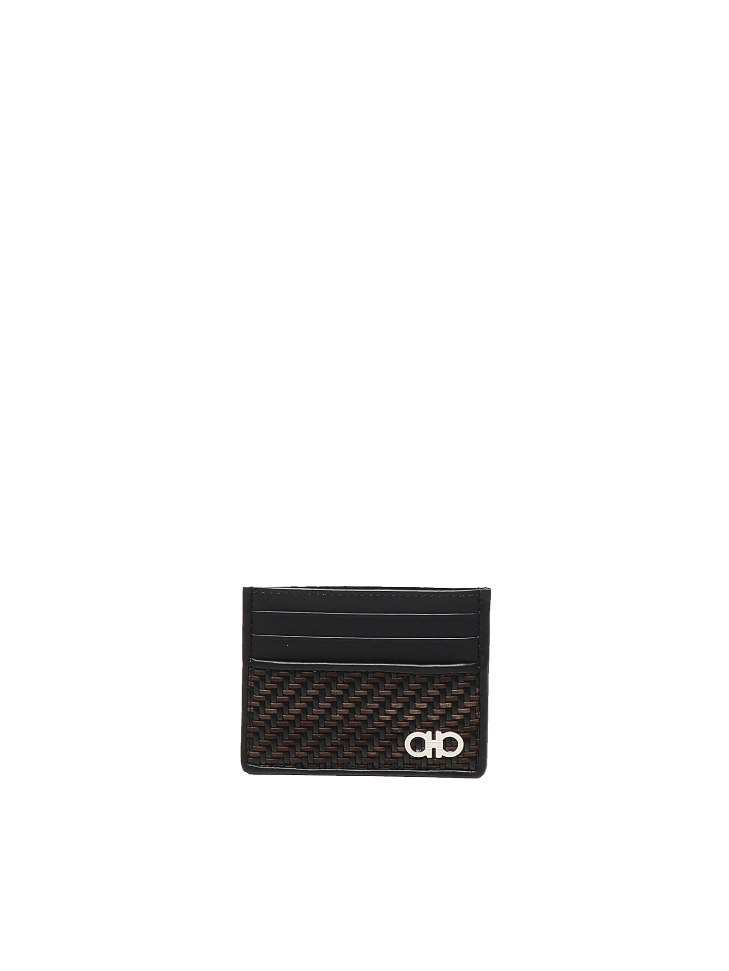 Porta carte con intreccio 661708 786404001 FERRAGAMO 