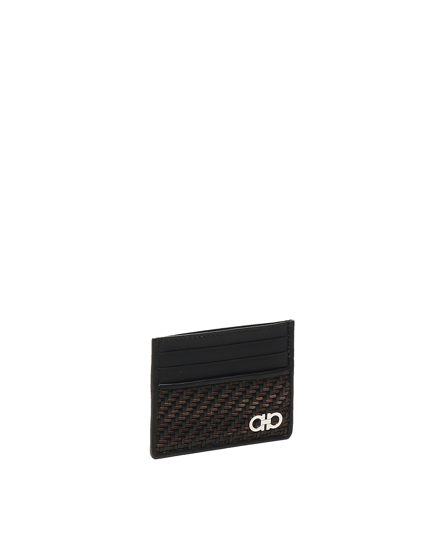 Porta carte con intreccio 661708 786404001 FERRAGAMO 