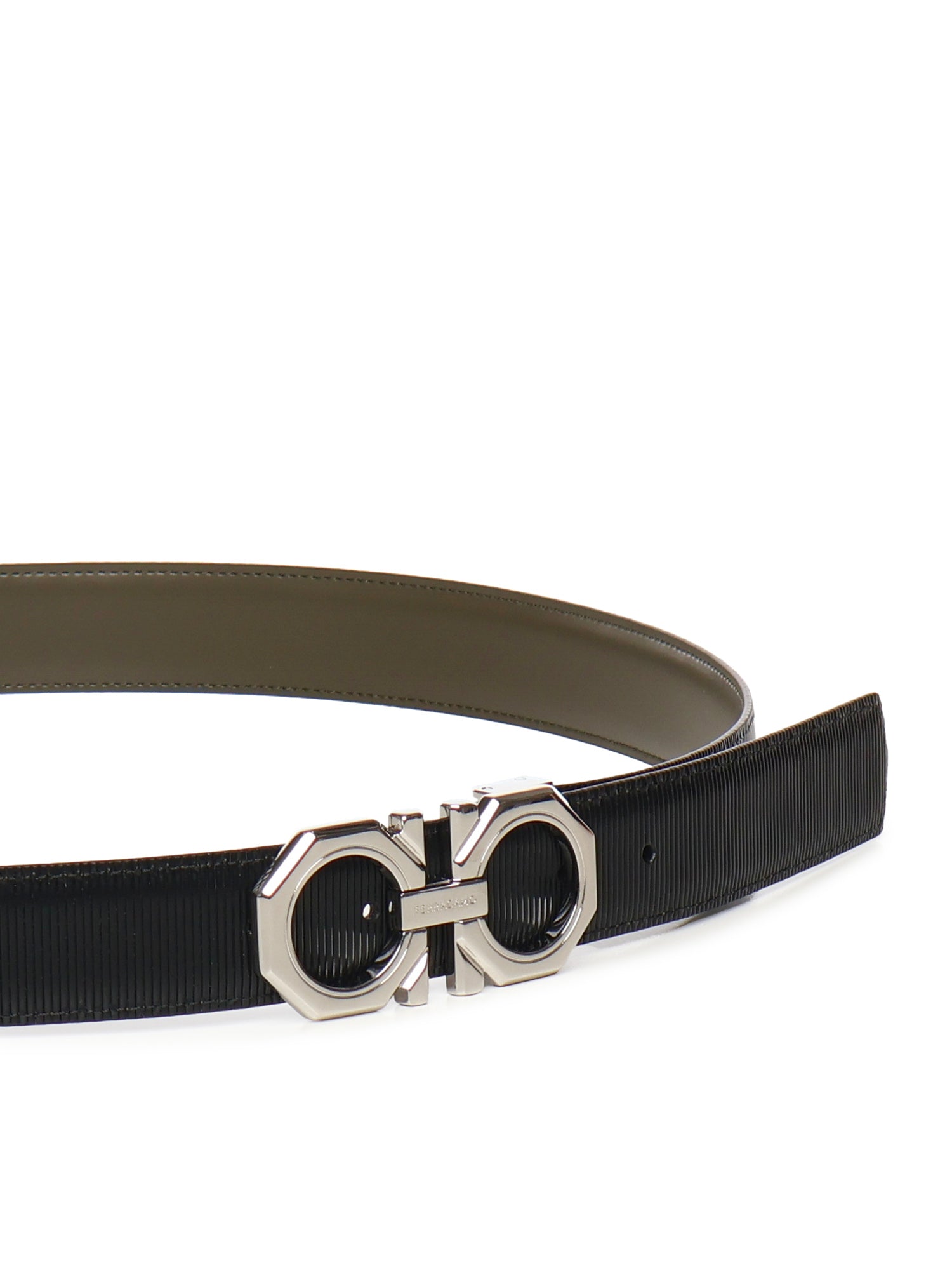Cintura Gancini in pelle 670266 781219011 FERRAGAMO 