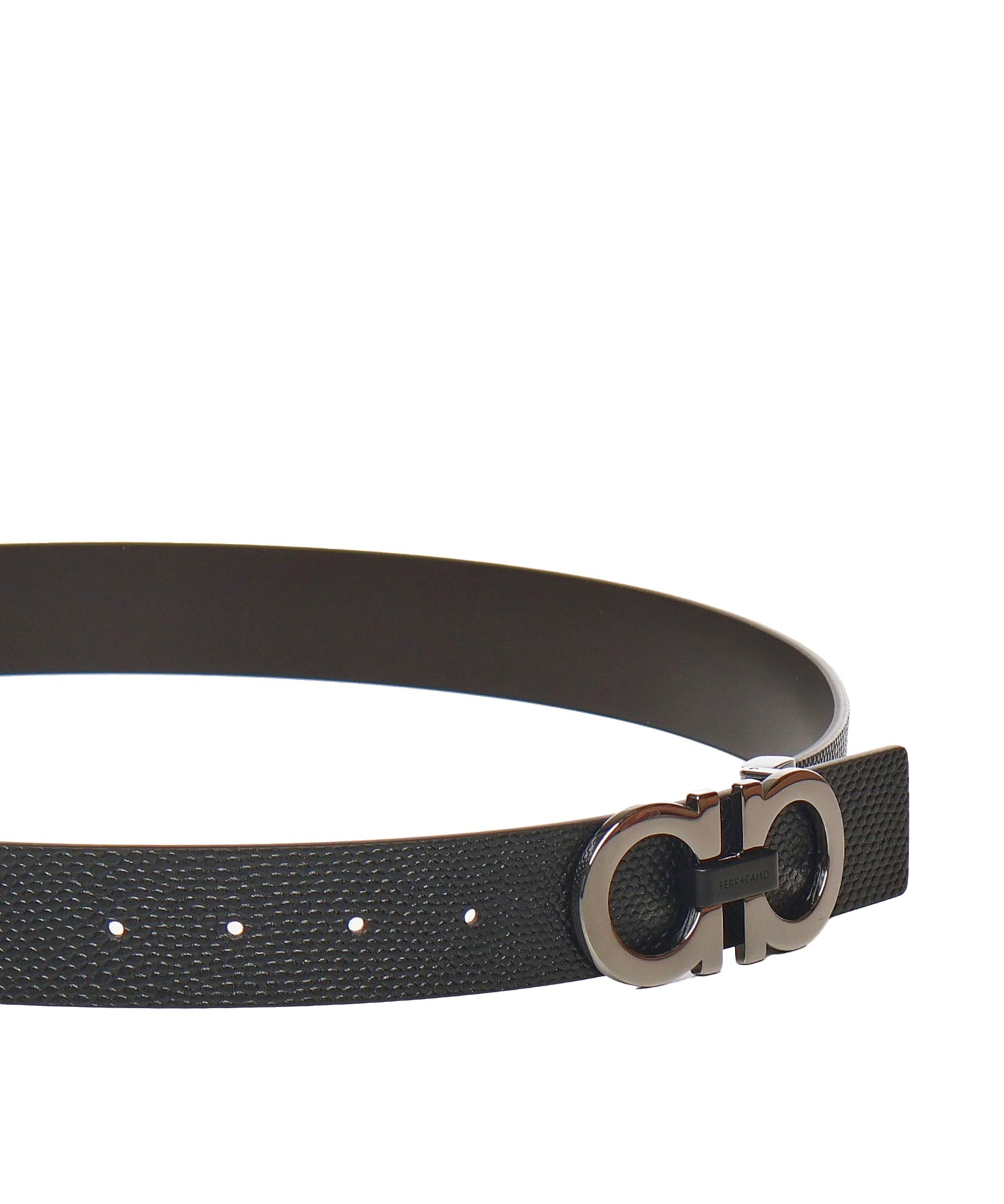Cintura Gancini in pelle 670391 781607002 FERRAGAMO 