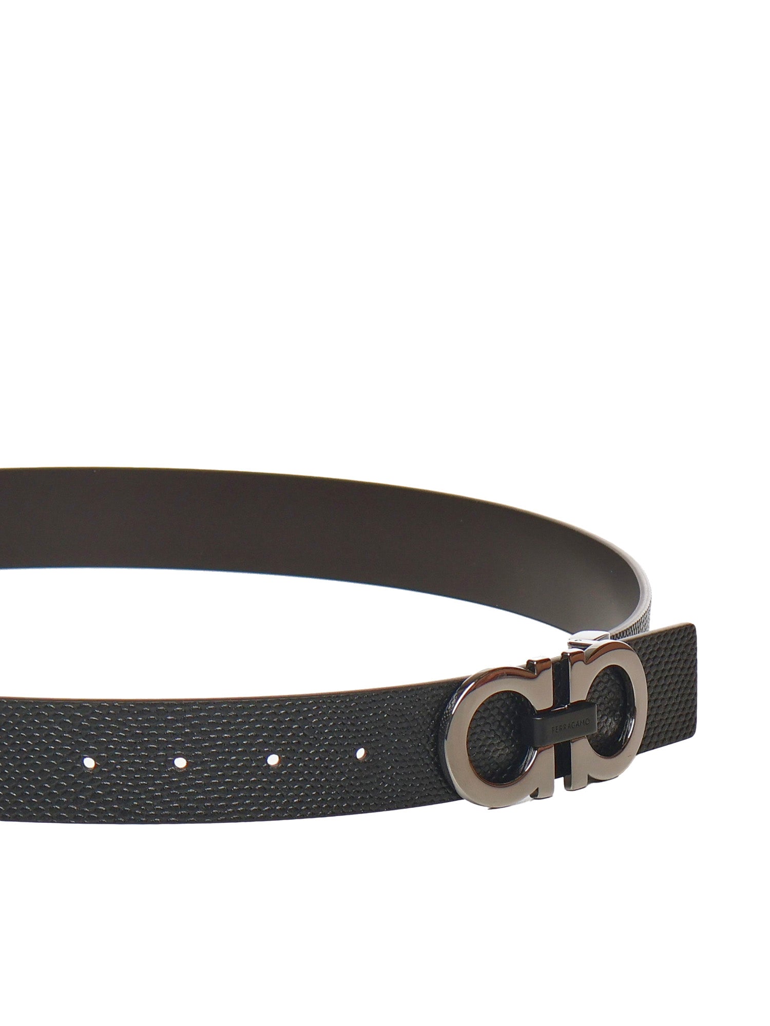 Cintura Gancini in pelle 670391 781607002 FERRAGAMO 