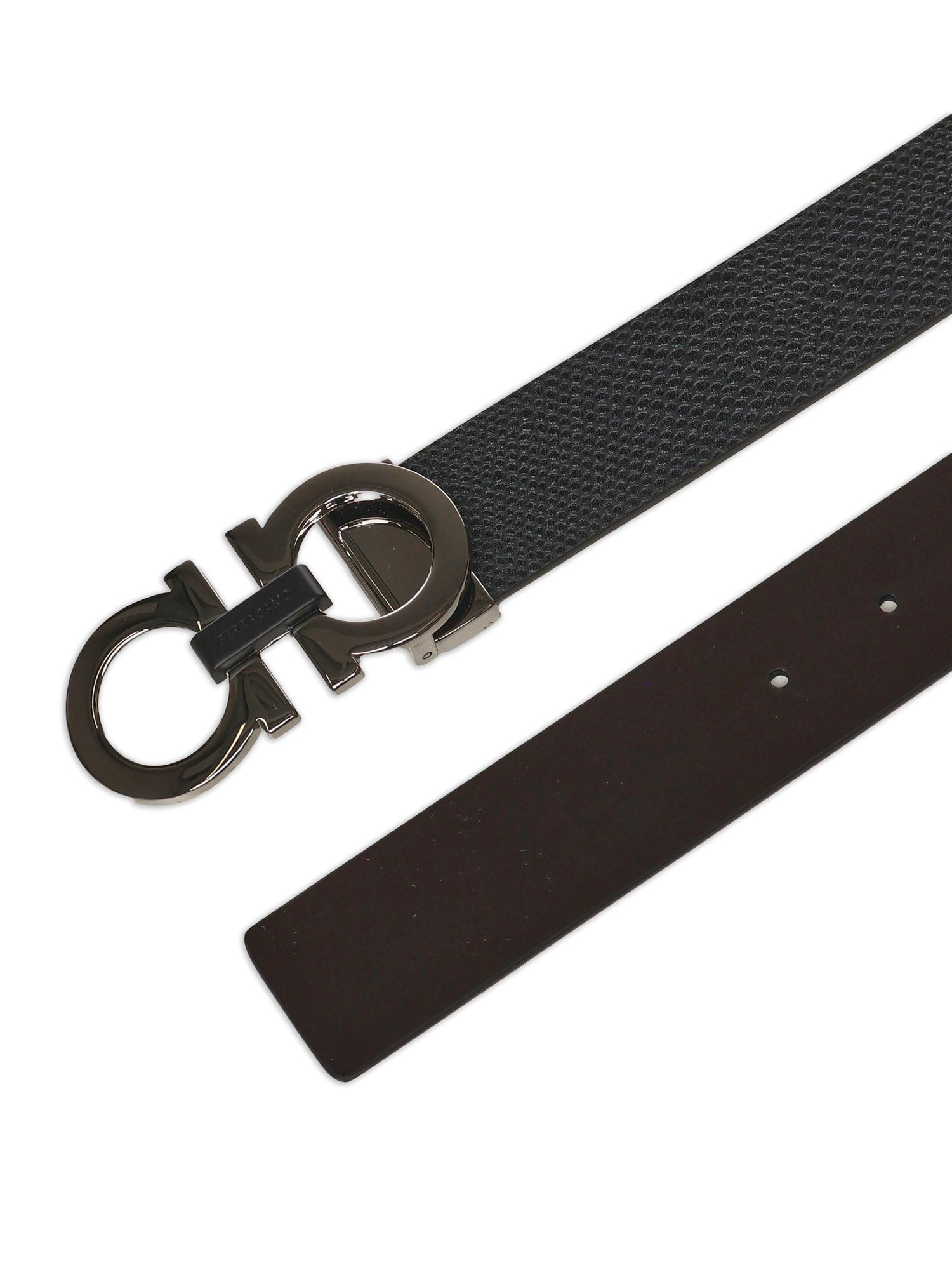 Cintura Gancini in pelle 670391 781607002 FERRAGAMO 