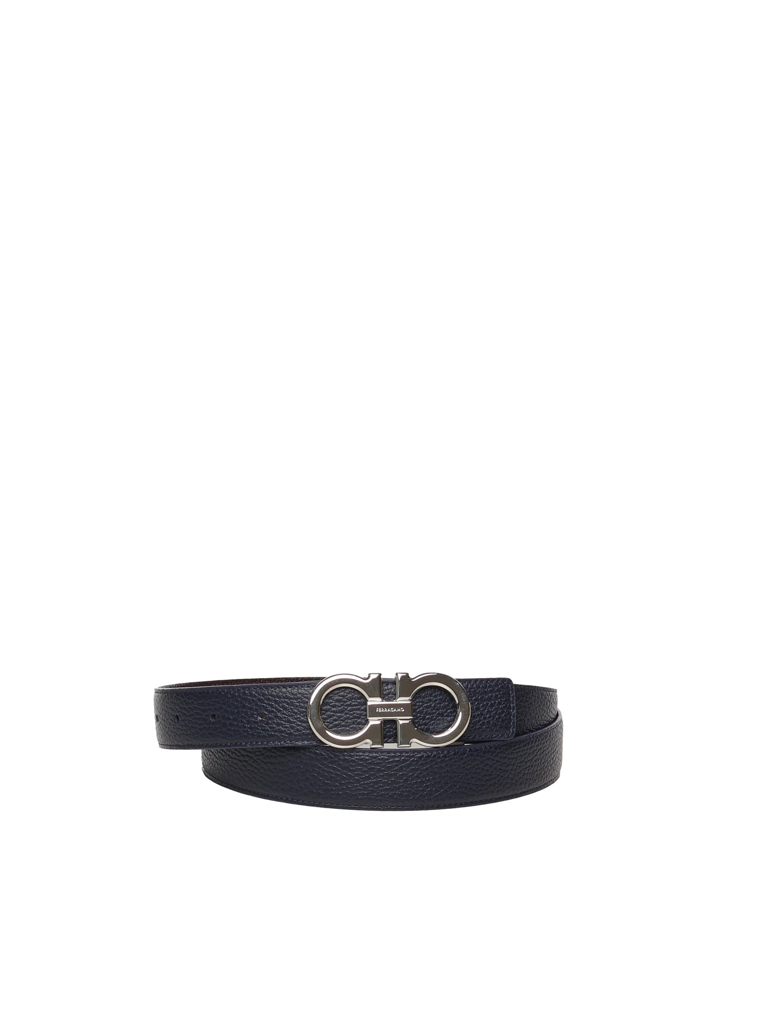 Cintura Gancini in pelle<BR/> 670428 780487002 FERRAGAMO 