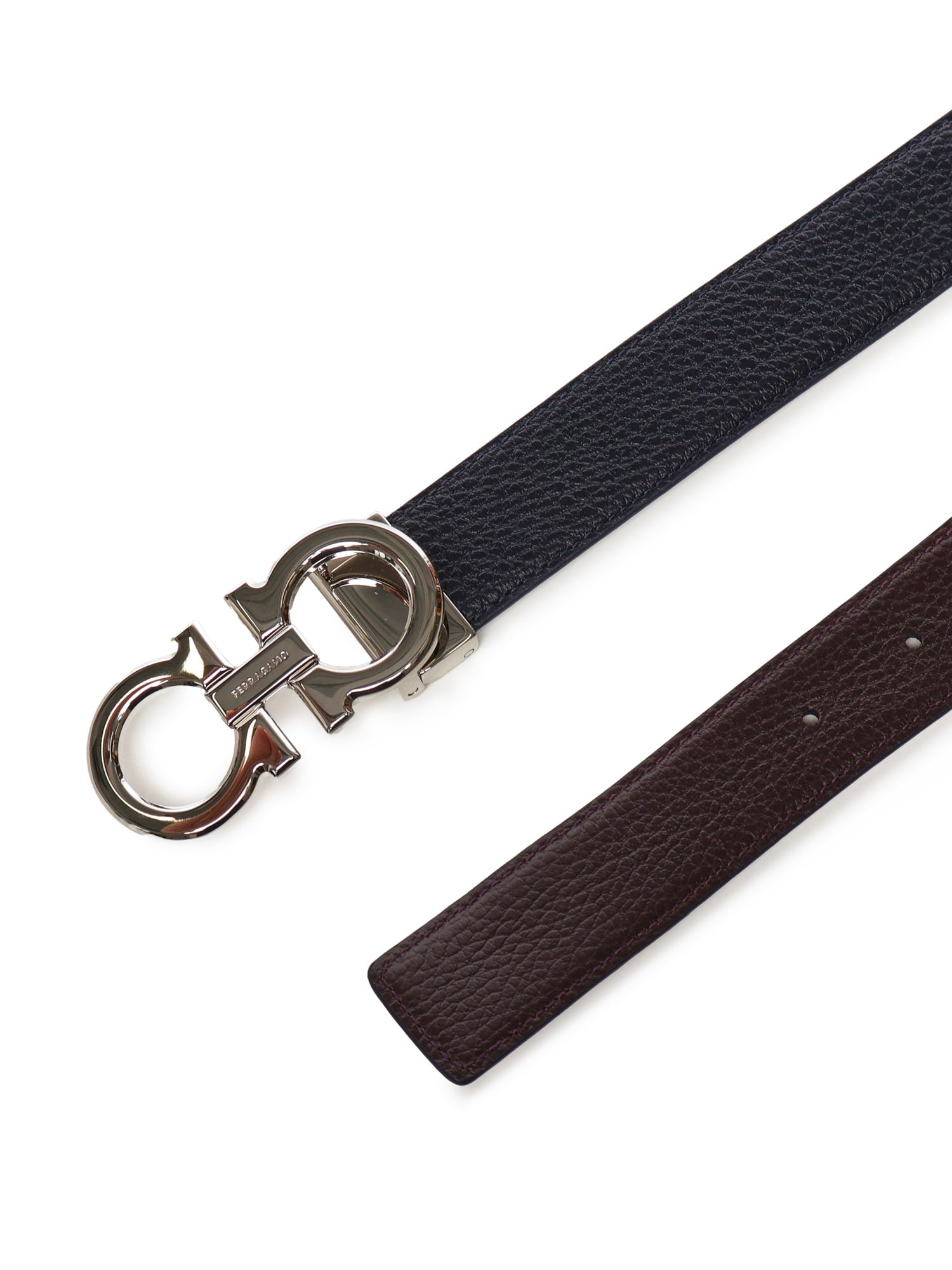 Cintura Gancini in pelle<BR/> 670428 780487002 FERRAGAMO 