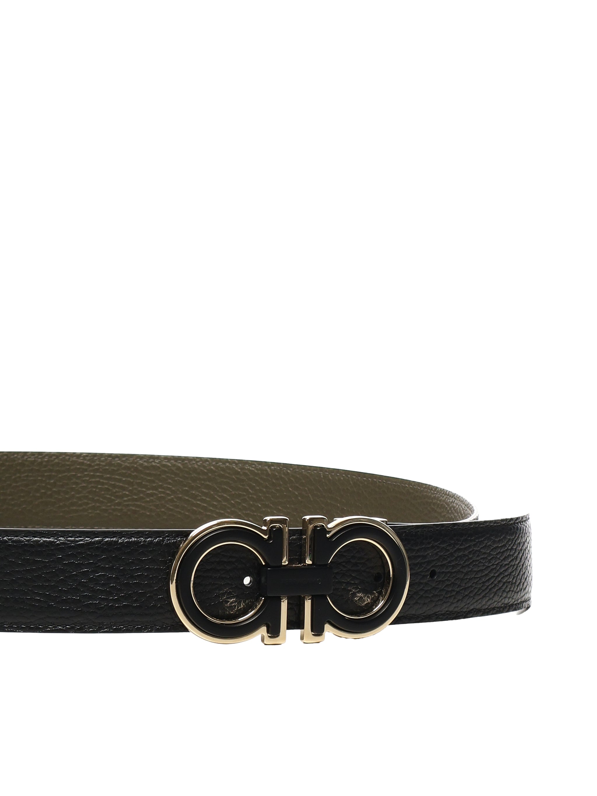 Cintura Gancini in pelle di vitello<BR/> 67A254 780266019 FERRAGAMO 