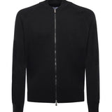 Felpa con zip in lana<BR/> 14803 57133099 GALIANO 