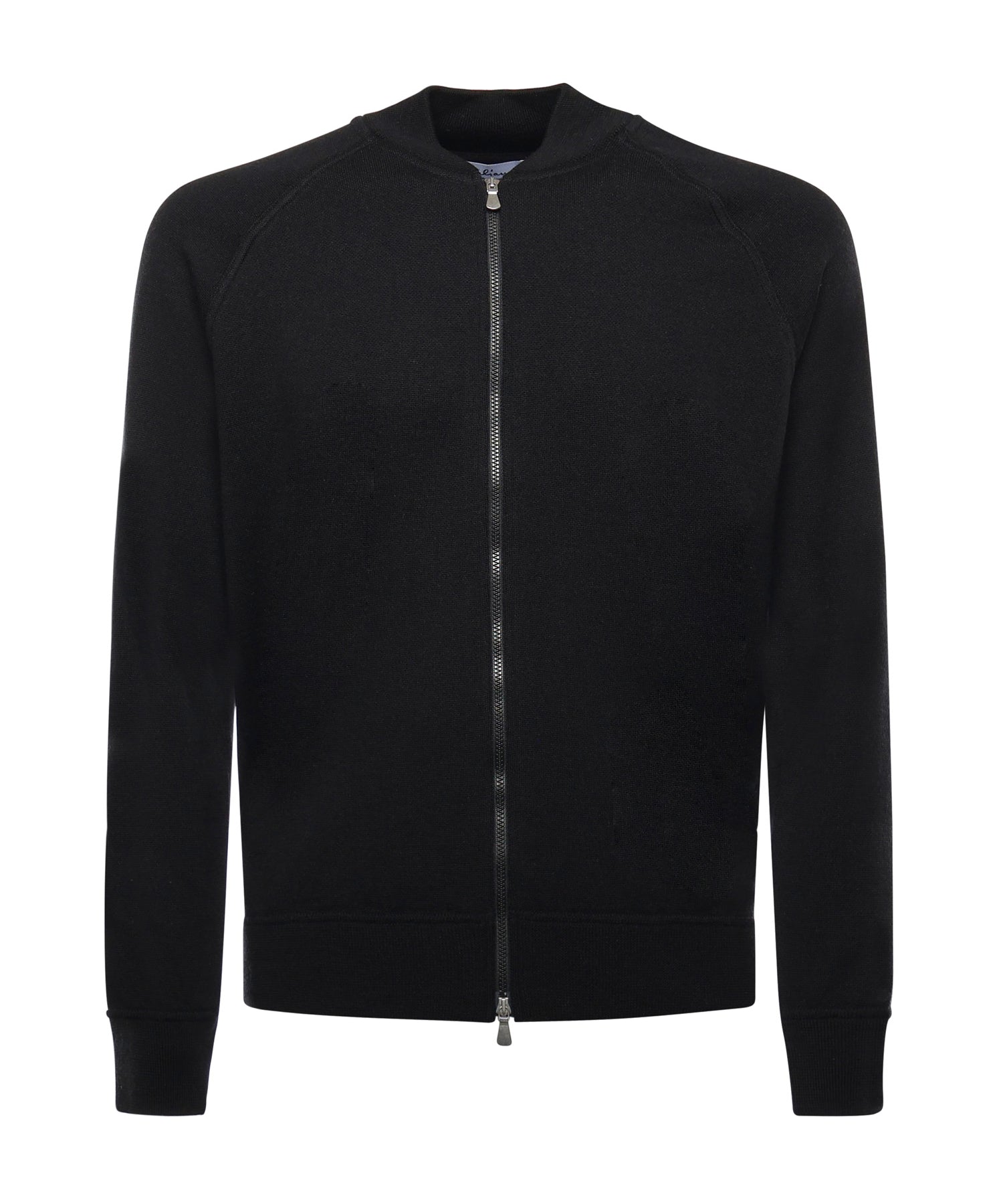 Felpa con zip in lana<BR/> 14803 57133099 GALIANO 