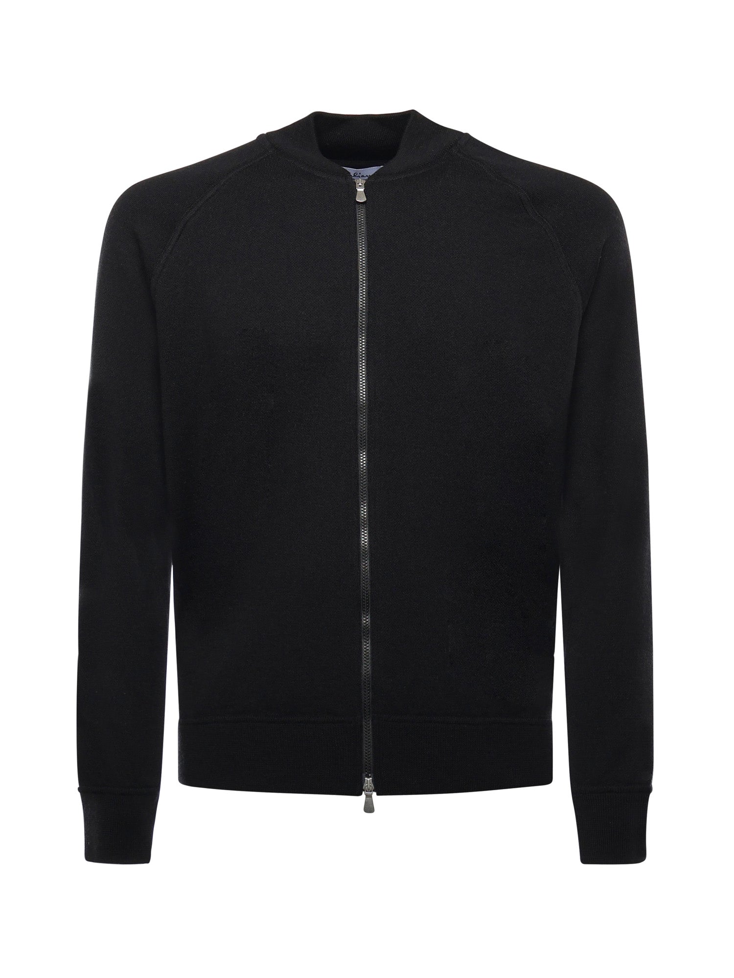 Felpa con zip in lana<BR/> 14803 57133099 GALIANO 