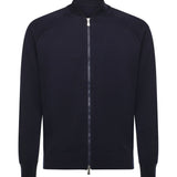 Felpa con zip in lana<BR/> 14803 57133598 GALIANO 