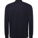 Felpa con zip in lana<BR/> 14803 57133598 GALIANO 