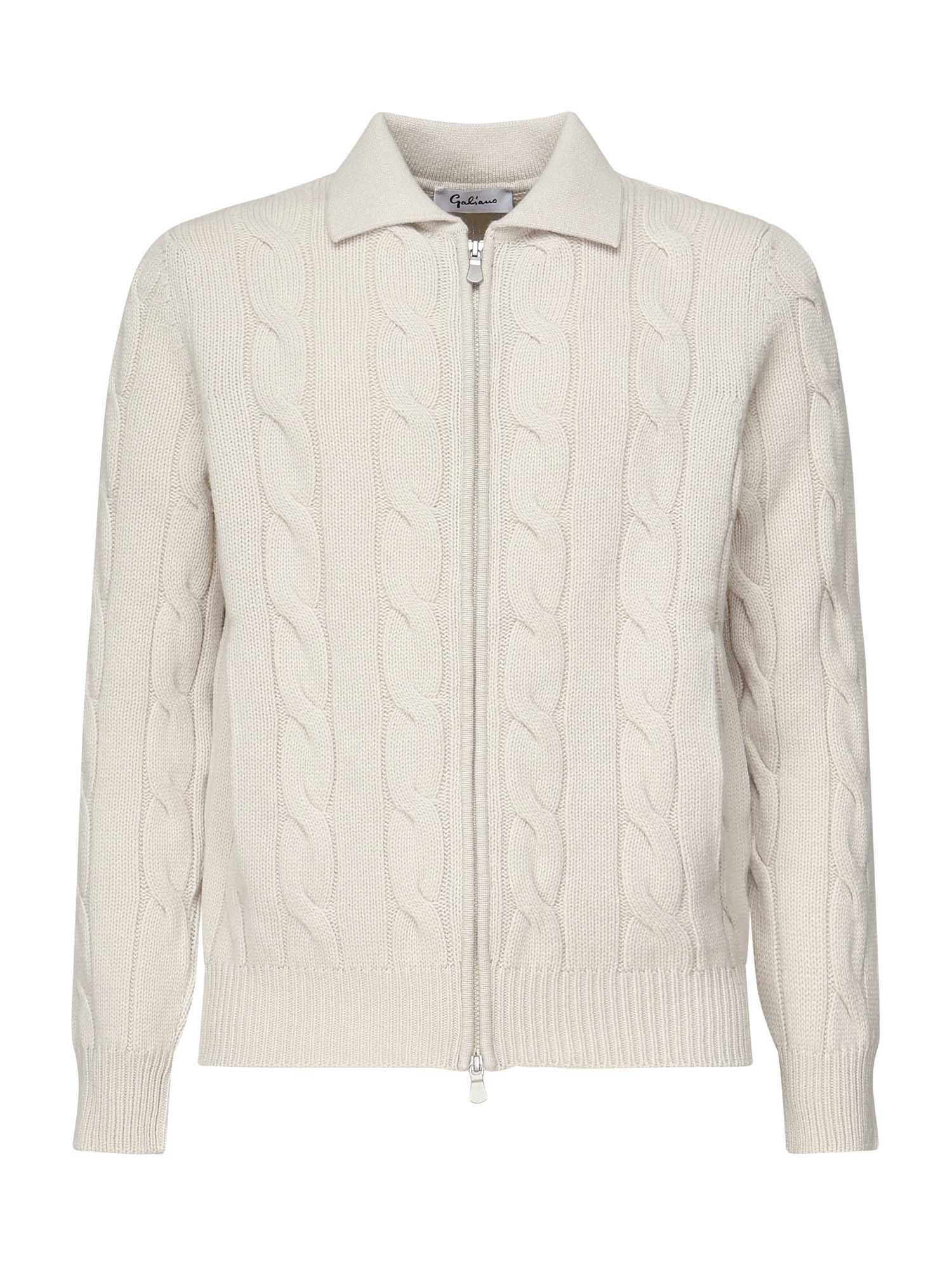 Giacca cardigan a coste<BR/> 3180 19652113 GALIANO 