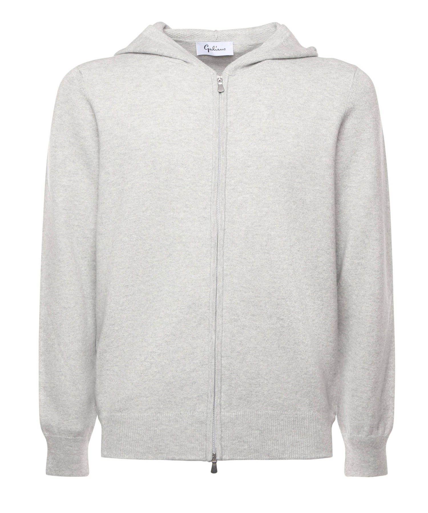 Felpa con zip in lana e cashmere 57180 19638044 GALIANO 