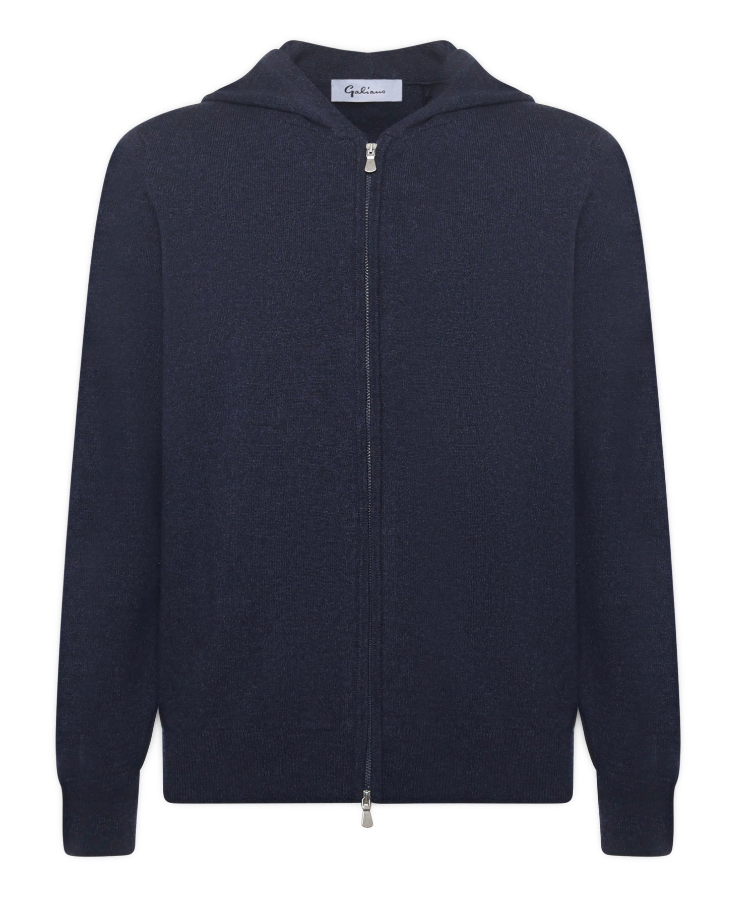 Felpa con zip in lana e cashmere 57180 19638589 GALIANO 