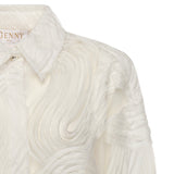 Camicia in tulle ricamato 79AAL644 JR008003 GENNY 
