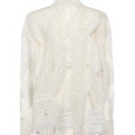 Camicia in tulle ricamato 79AAL644 JR008003 GENNY 