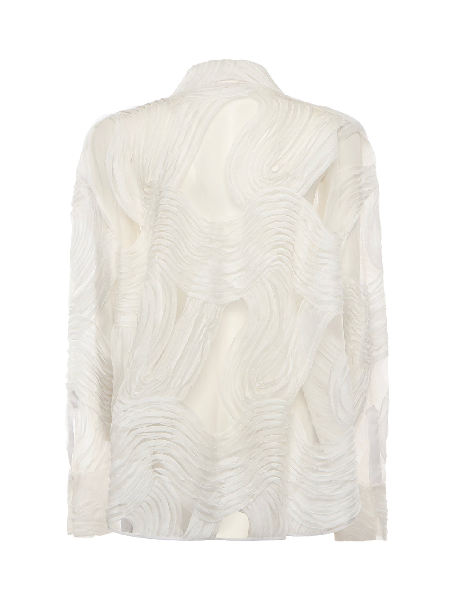 Camicia in tulle ricamato 79AAL644 JR008003 GENNY 