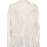 Camicia in tulle ricamato 79AAL644 JR008003 GENNY 