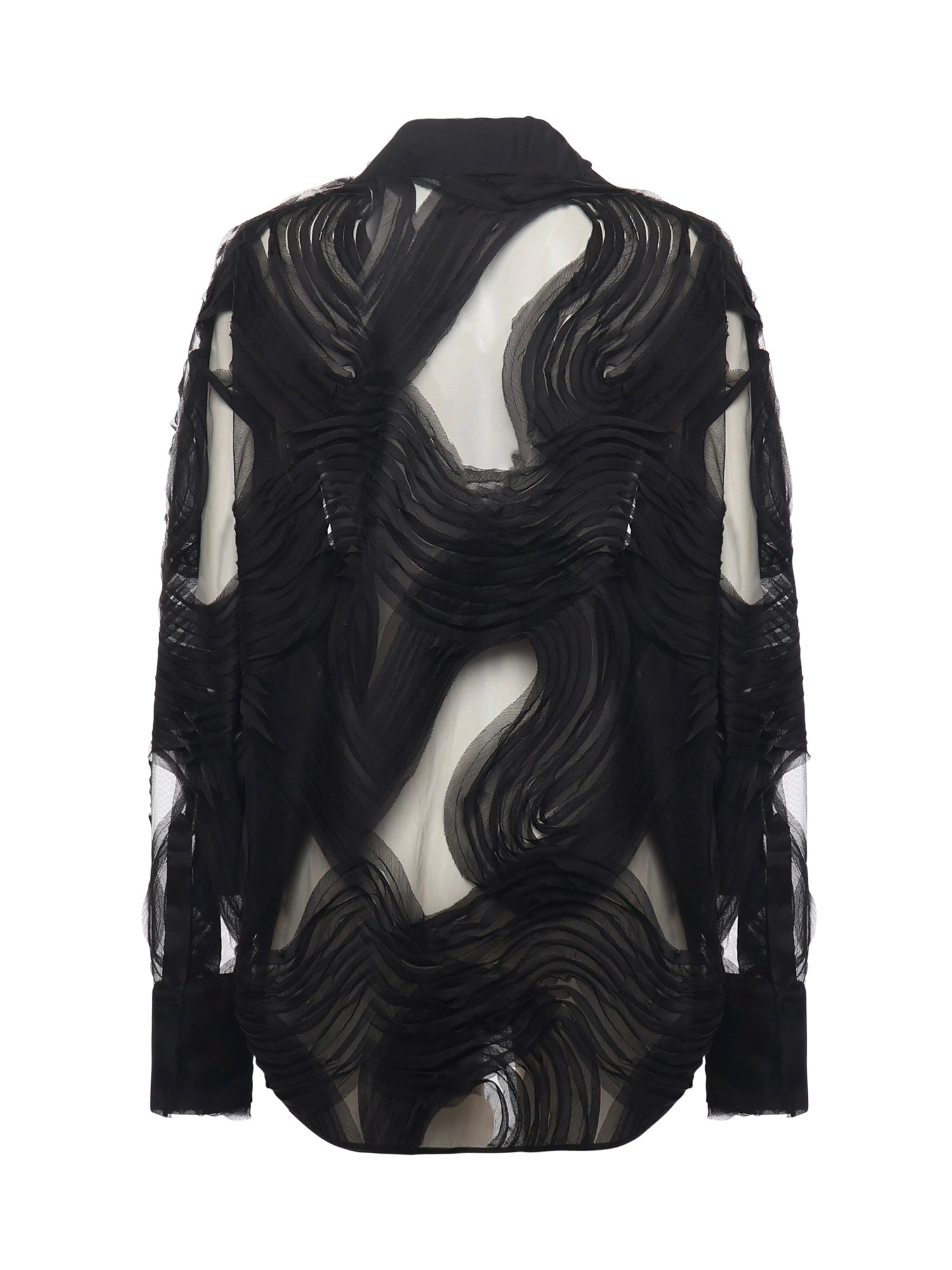 Camicia in tulle ricamato 79AAL644 JR008899 GENNY 