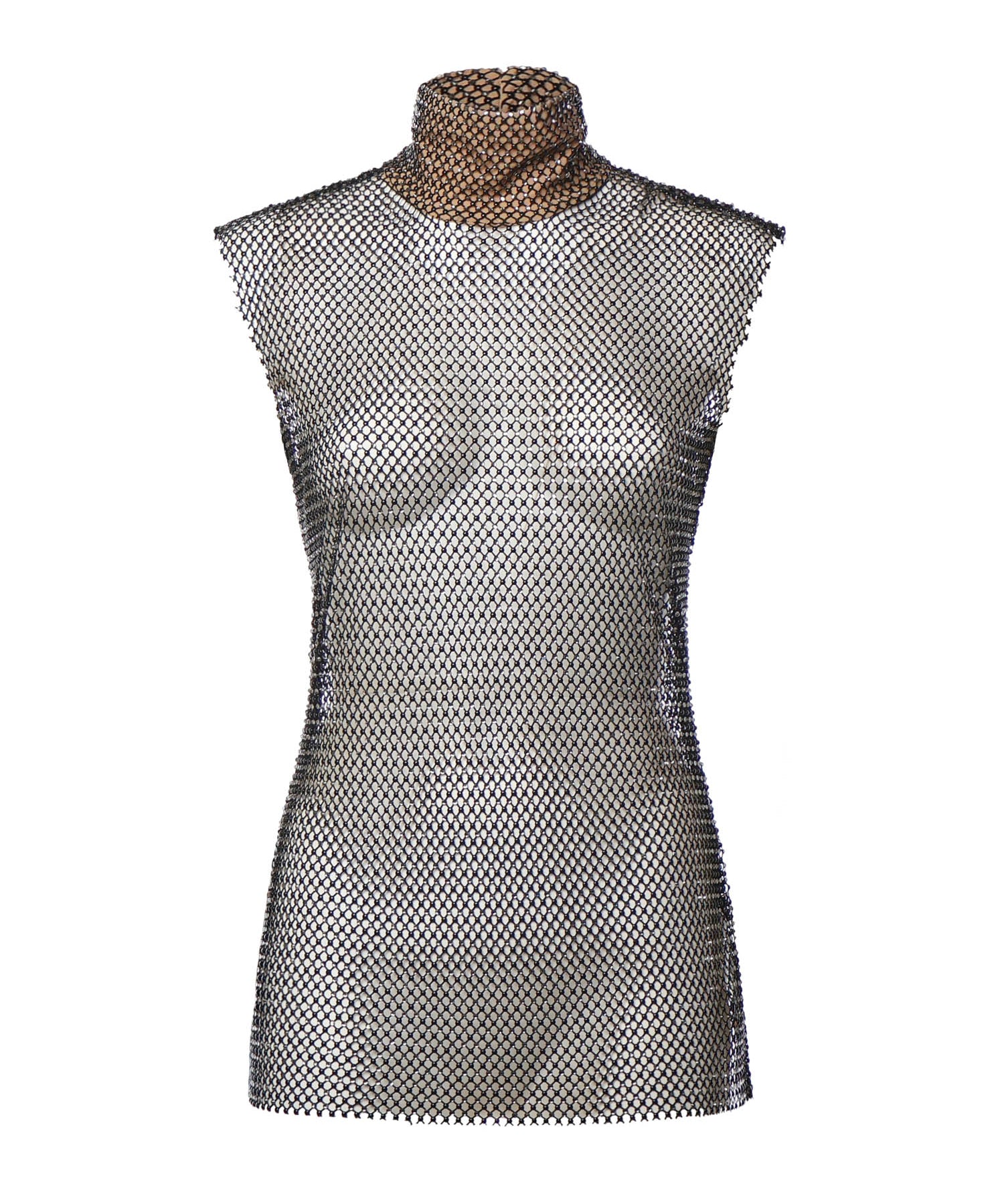 Top in rete strass 79AAM628 J0276899 GENNY 