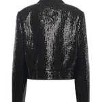 Giacca cropped con paillettes 79AAQ502 N0657899 GENNY 