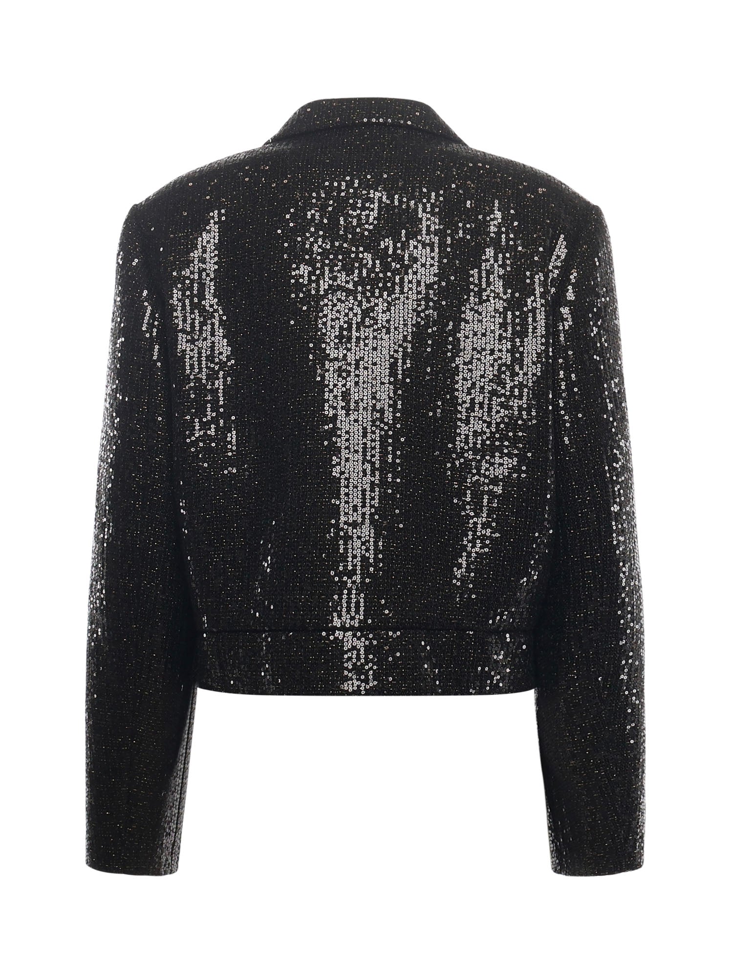 Giacca cropped con paillettes 79AAQ502 N0657899 GENNY 
