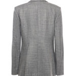 Giacca sartoriale monopetto in flanella 79AAQ509 N0615825 GENNY 