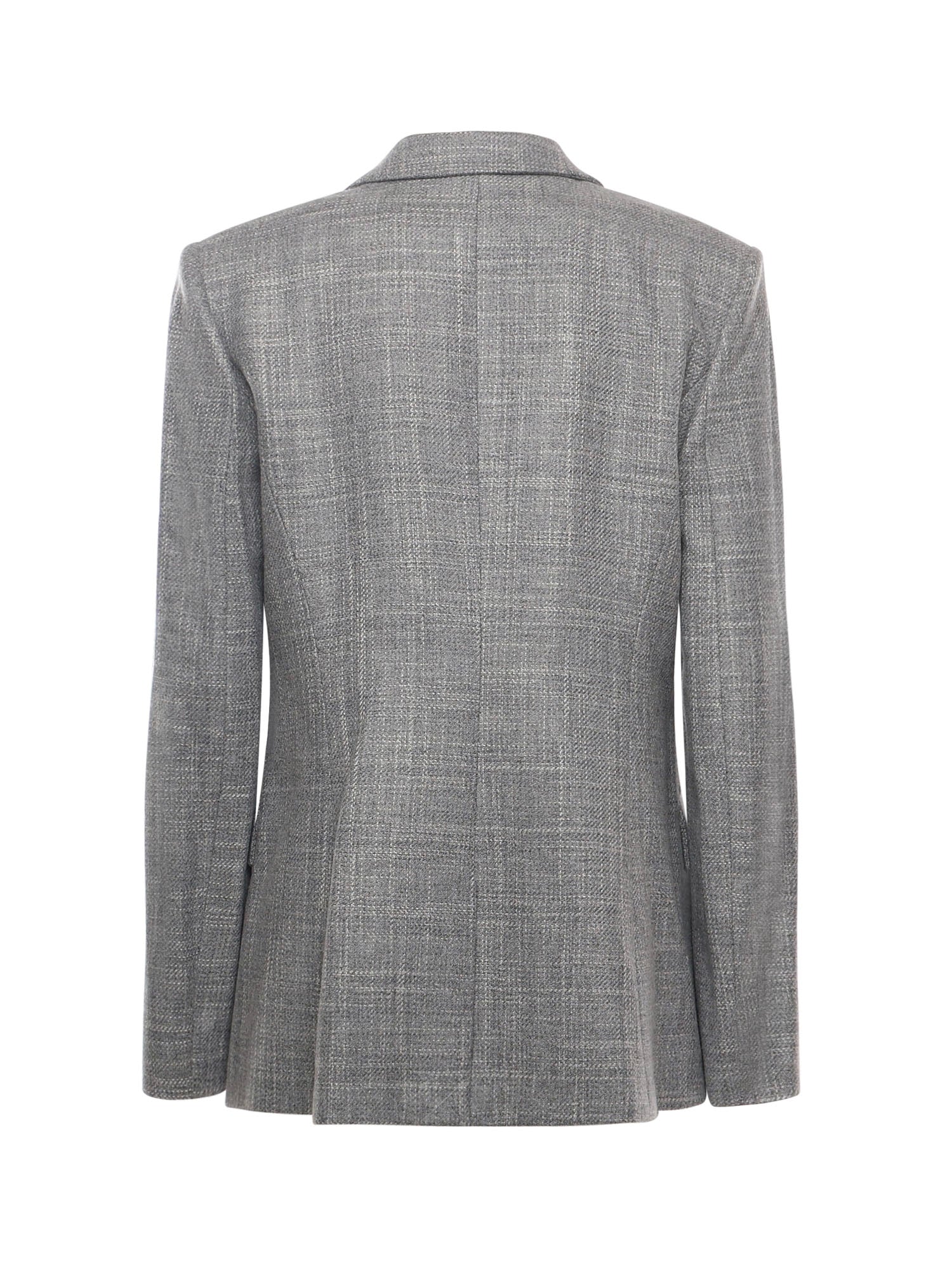 Giacca sartoriale monopetto in flanella 79AAQ509 N0615825 GENNY 